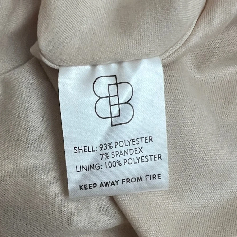 Baltic Born Poppy Satin Midi‎ Dress V-Neck Open Tie Front in Champagne Size XXXL - Picture 6 of 13